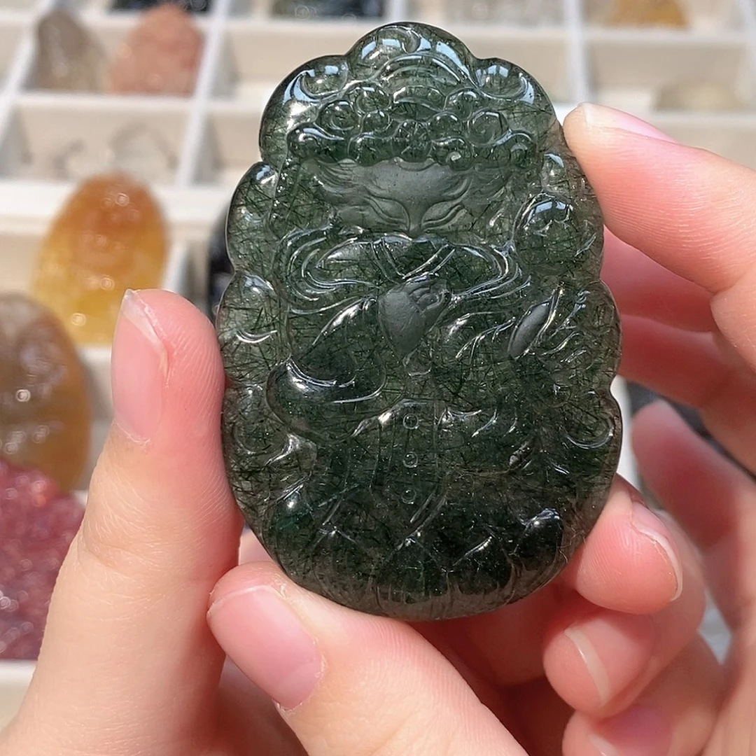 水晶颈饰未镶嵌绿发