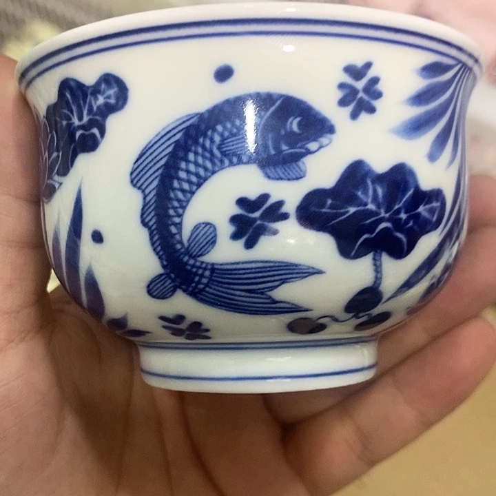 摆件景德镇陶瓷主人杯13455