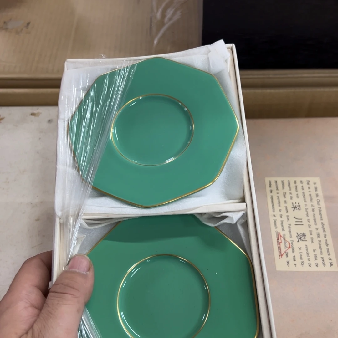 瓷片盒子没盖 香兰五只瓷器瓷器