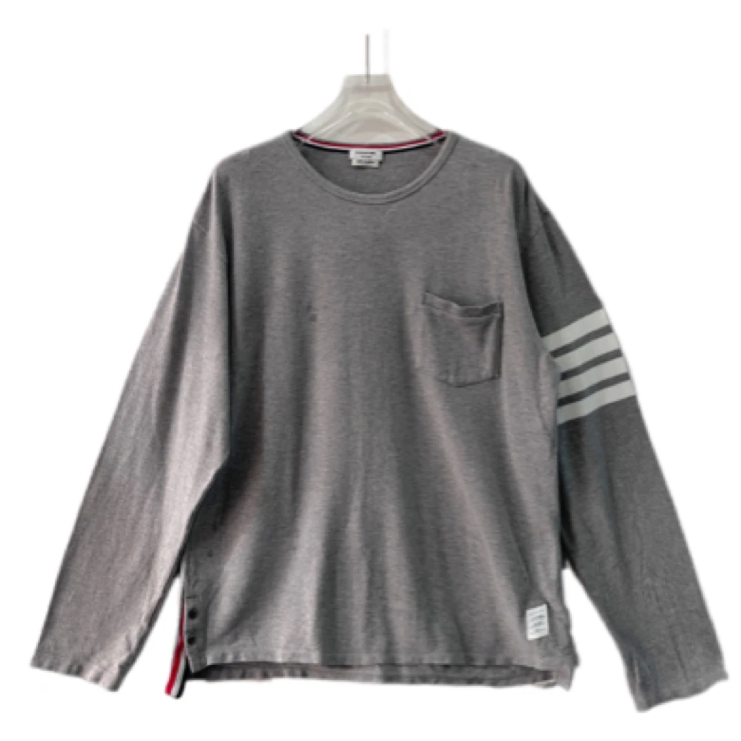 99新 THOMBROWNE 001584汤姆布朗 灰色棉质长袖款式 4码 /98新