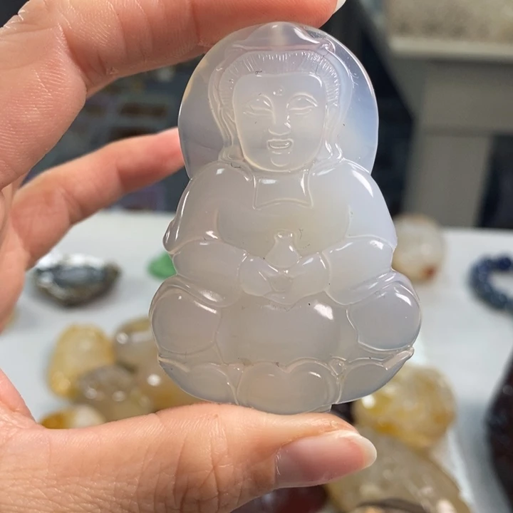 玛瑙/玉髓吊坠(不含链)未镶嵌