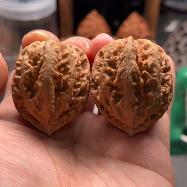 文玩核桃把件楸大胖83