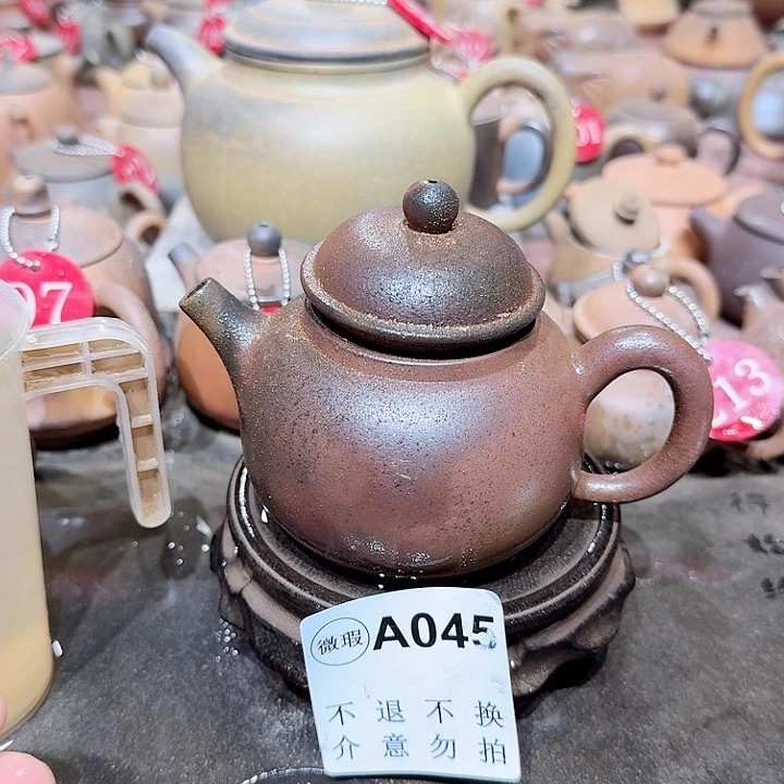 茶壶紫砂坭兴陶柴烧