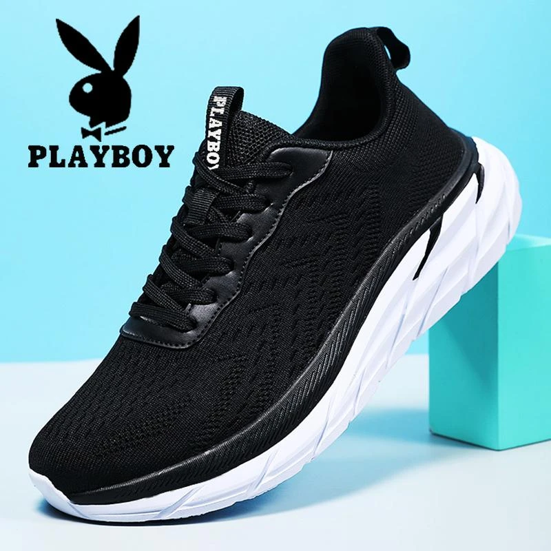 花花公子椰子莆田男鞋秋款2025新款飞织运动鞋男款减震跑步鞋子男