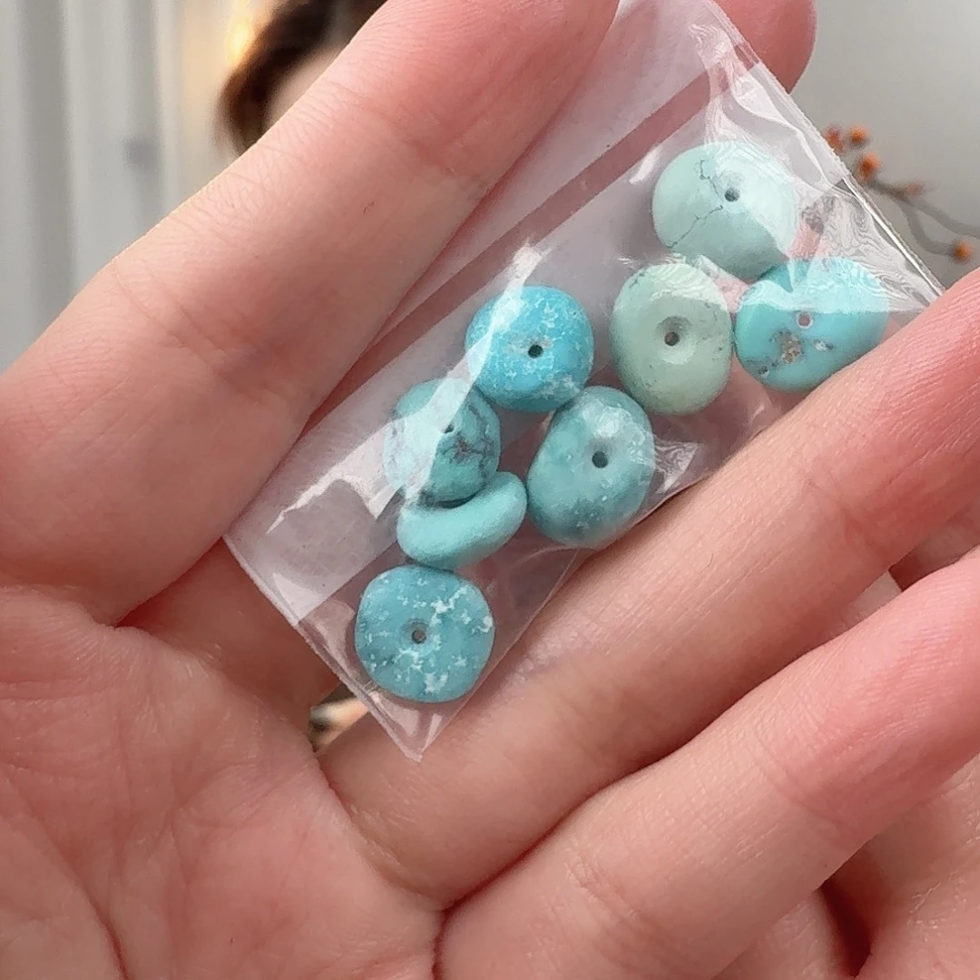 绿松石未镶嵌珠宝半成品