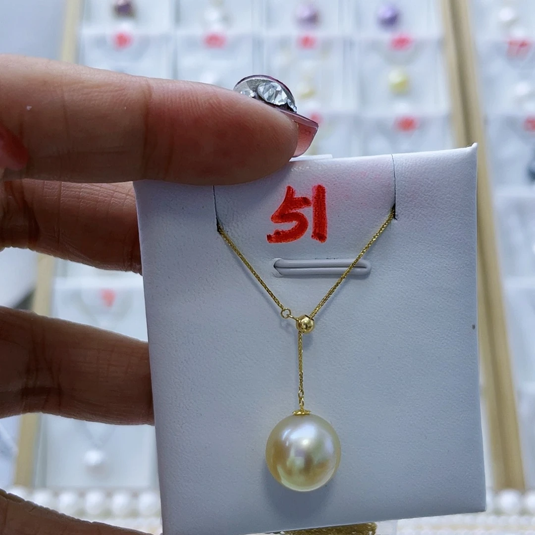 海水珍珠颈饰18K金镶嵌