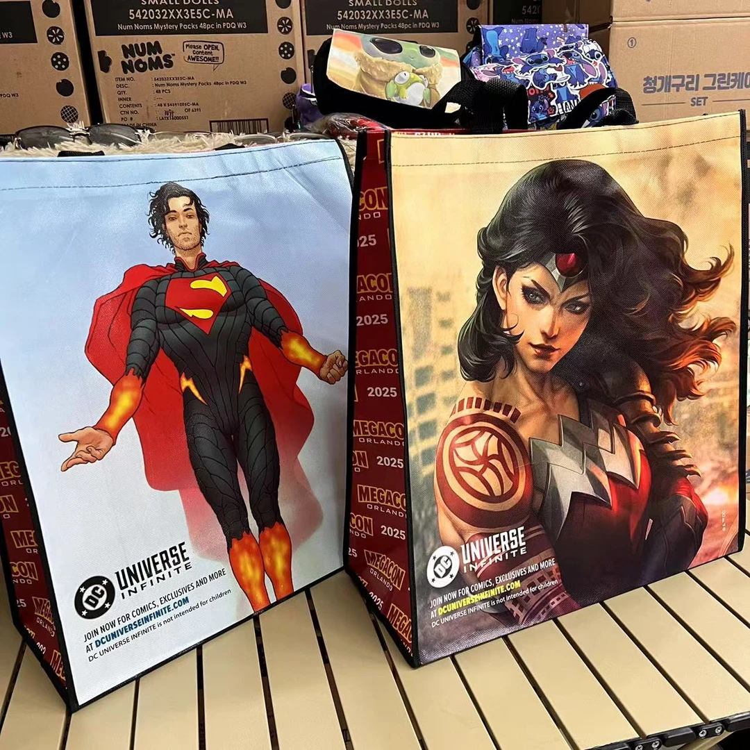 （ 42*48*18）两只装！温哥华DC动漫 粉丝纪念款 加厚无纺布购物袋