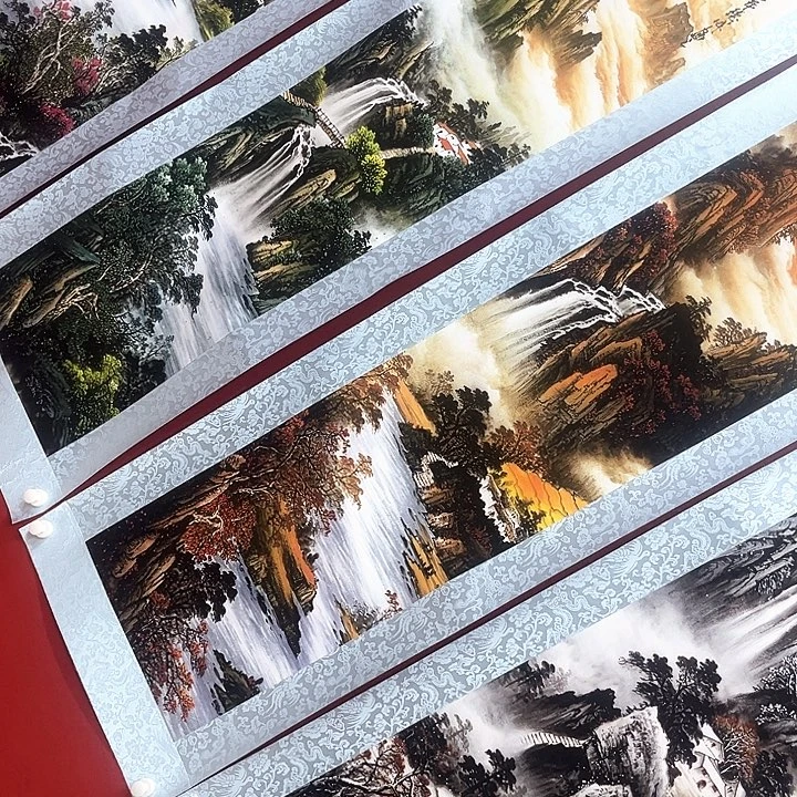 小美精选链接链接山水四条屏