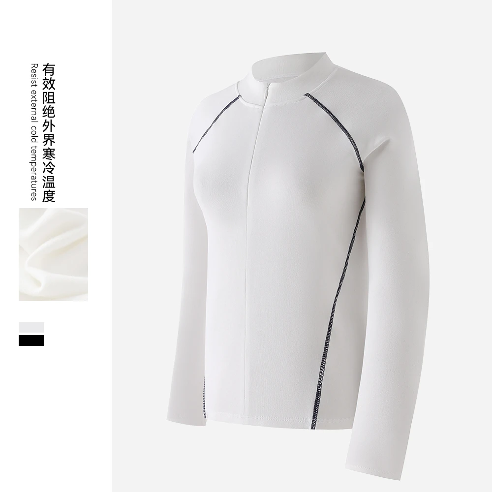 【宅】打底女秋冬洋气内搭可外穿高领长半拉链上衣C25C41