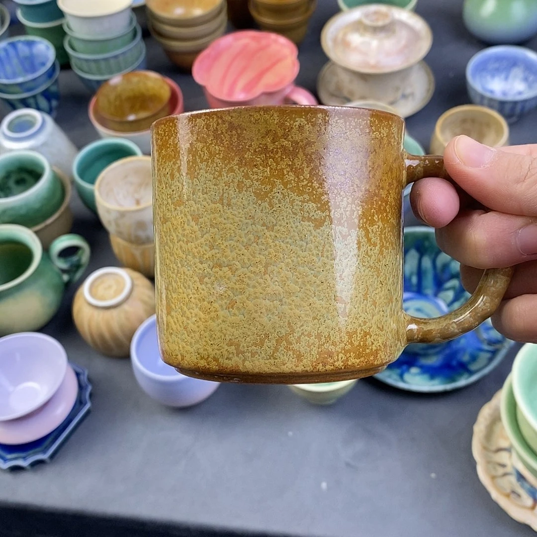 景德镇高温颜色釉咖啡杯