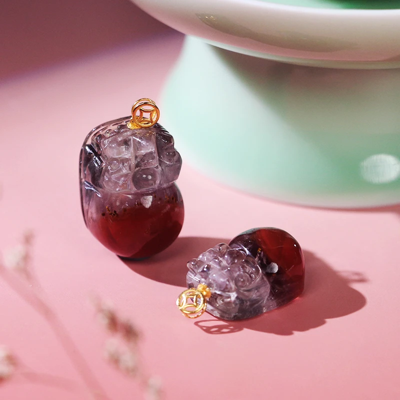 【晶锐珠宝推荐】18k极光荆棘玫瑰貔貅吊坠（多样性发其一）