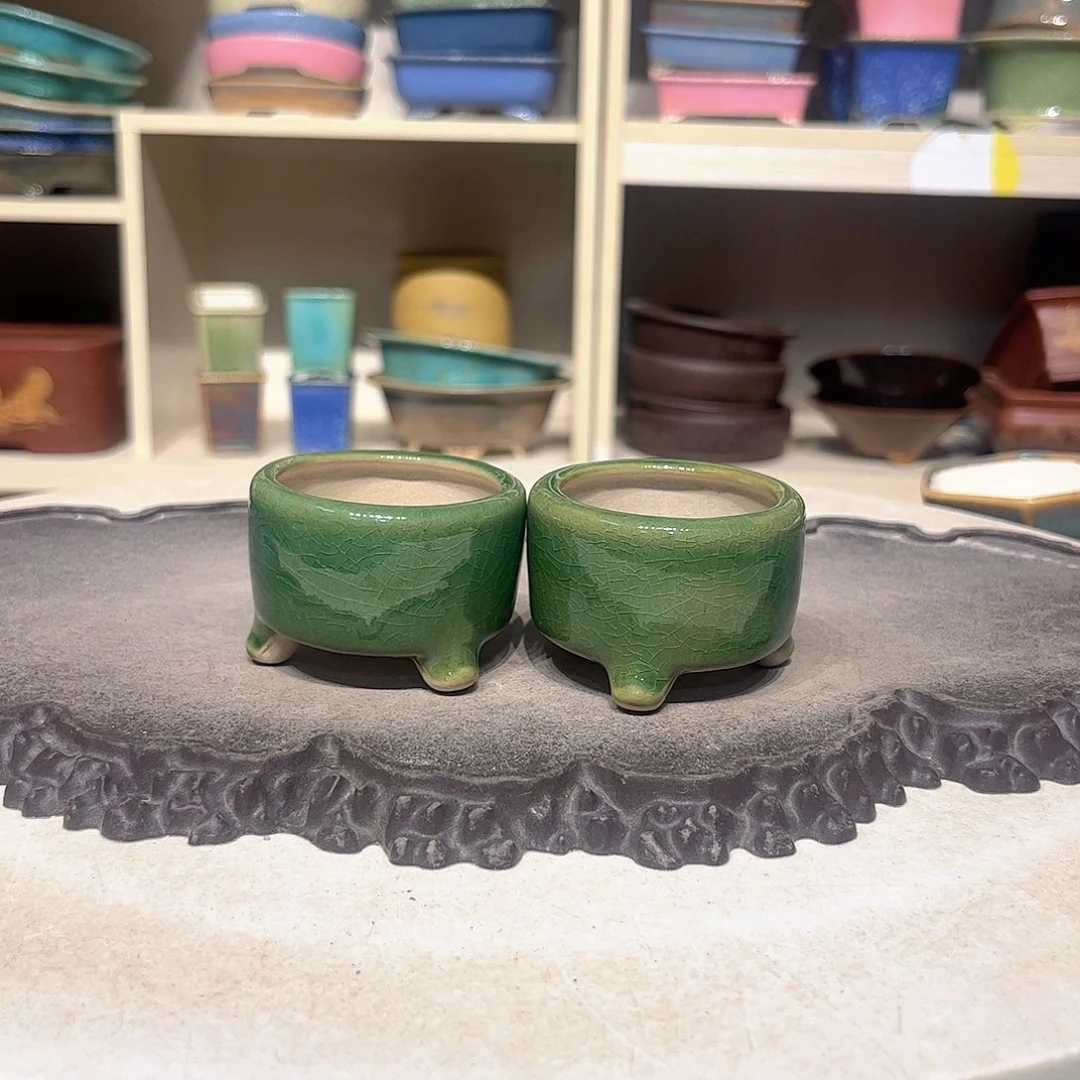 紫砂花盆瑕疵4-6火烈-2。。。