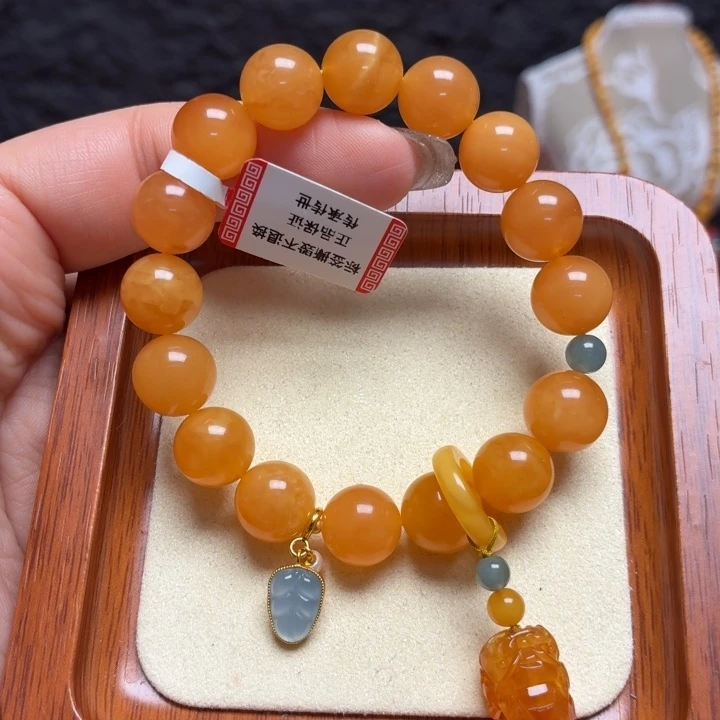 蜜蜡未镶嵌手链手串