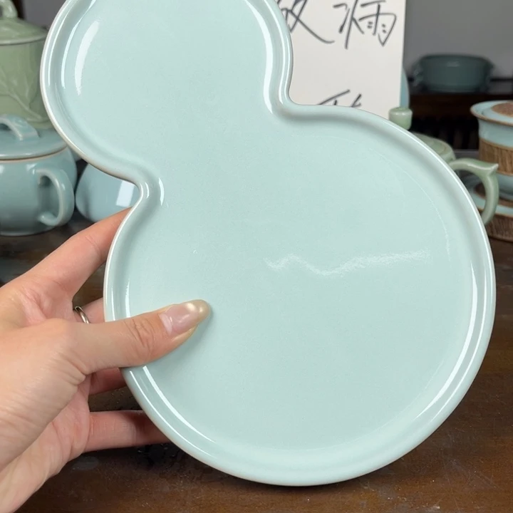 葫芦茶盘天青色一个