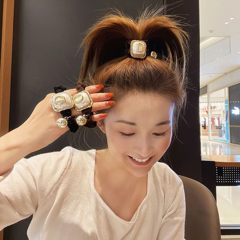 高级感头饰皮筋大肠圈发圈女扎头发2025新款头绳女生丸子头头绳