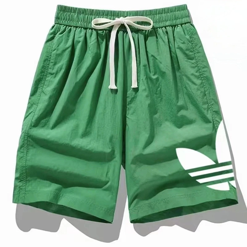 【一折粉丝福利】潮牌运动短裤男夏季速干冰丝2025休闲跑步四五分裤