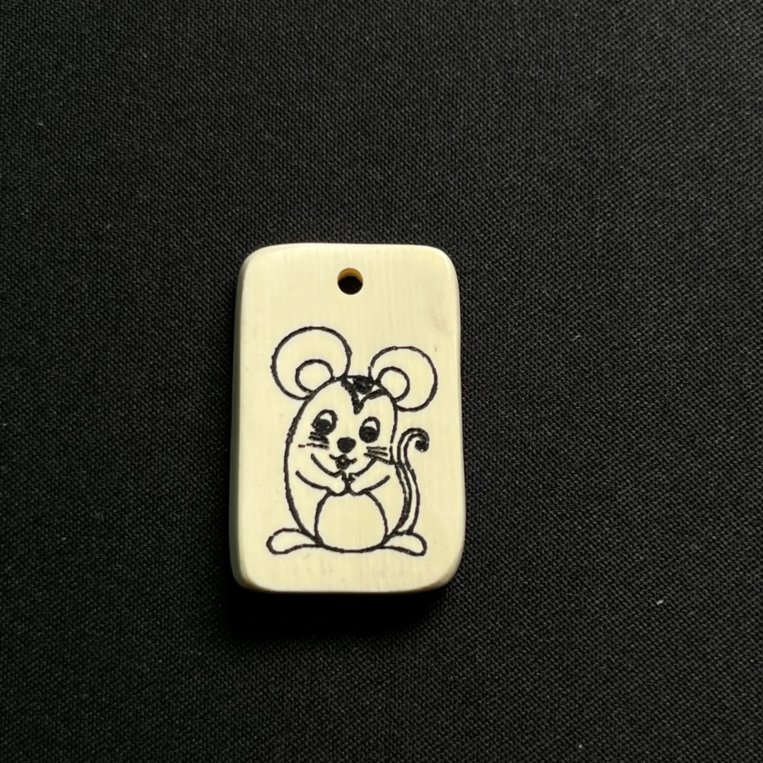 H42803 生肖鼠 只做天然猛犸牙