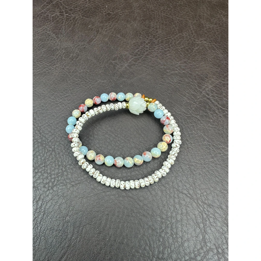 011星月菩提双拼手串011（无礼盒）