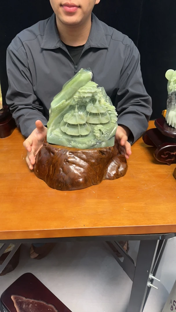 山水家具摆件桌面