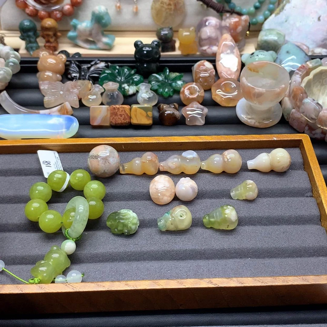 【闪购商品】玛瑙/玉髓手链未镶嵌琪*