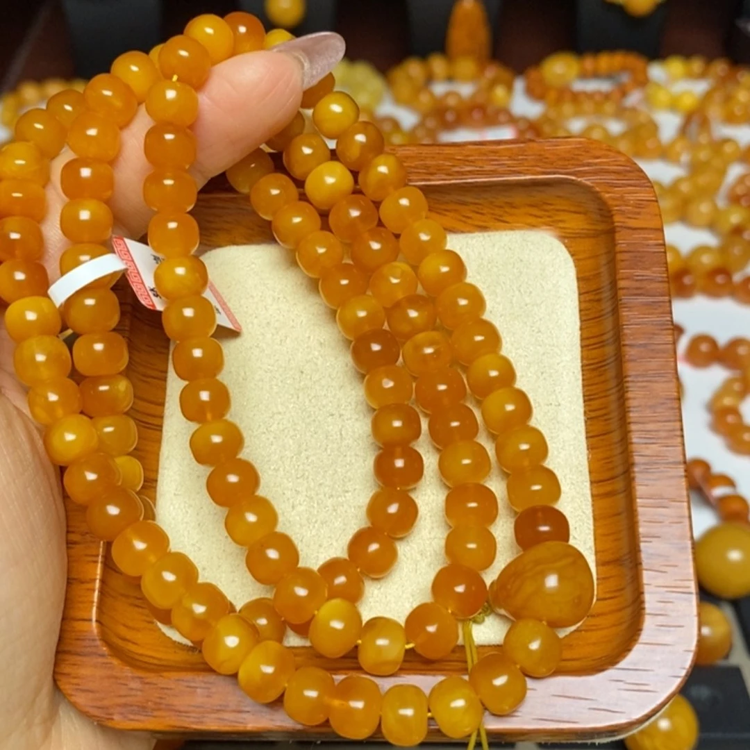 【闪购商品】未镶嵌蜜蜡手链手串