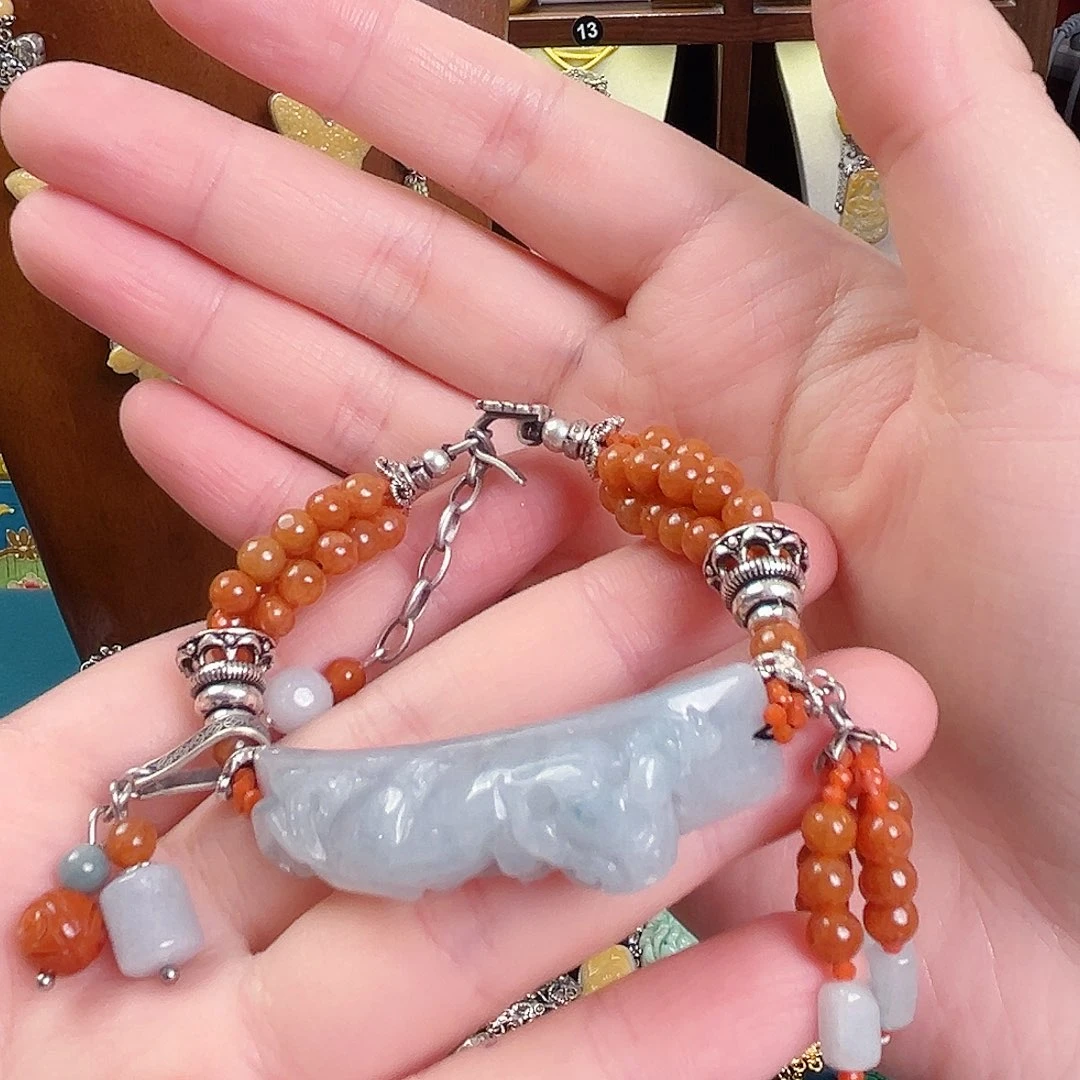 925银，国风个性时尚设计款手链