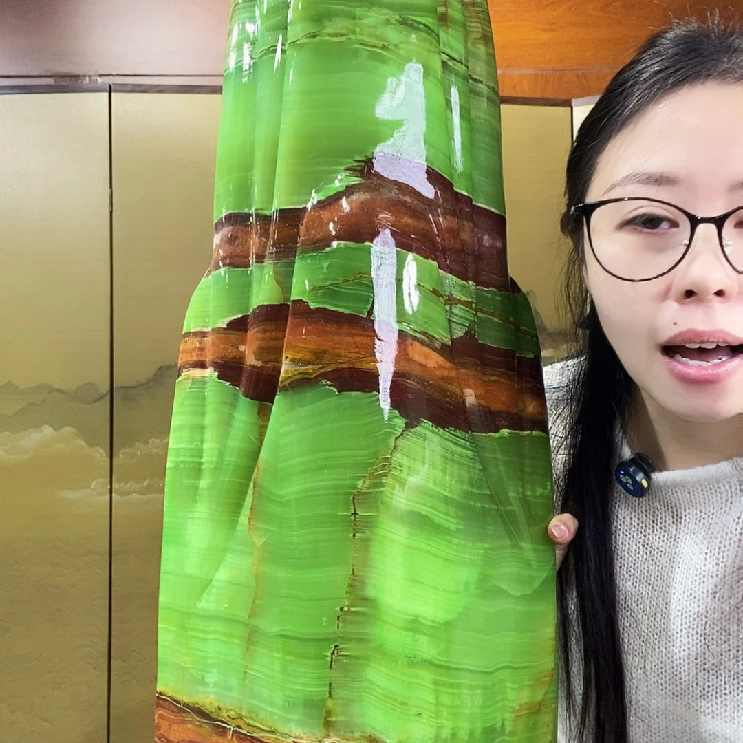 石材山水画作品摆件