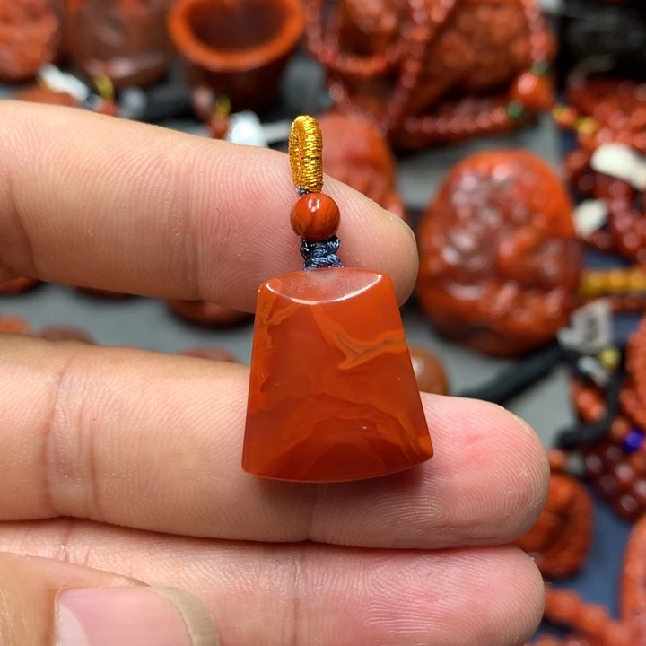 南红玛瑙未镶嵌吊坠(不含链)