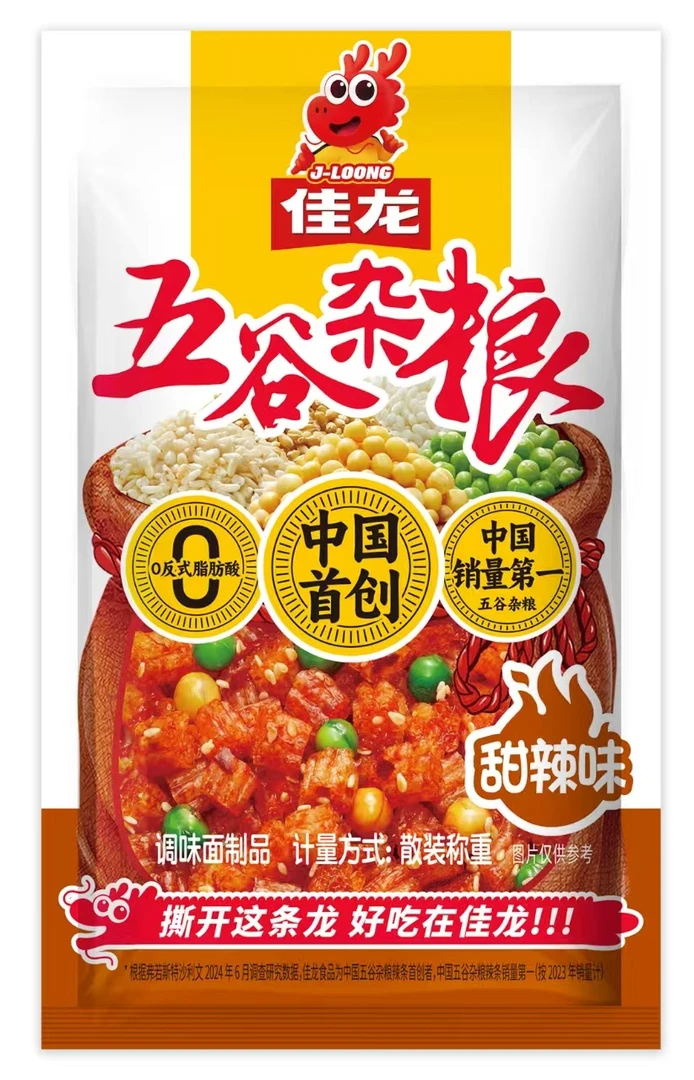 佳龙五谷杂粮辣条麻辣儿时怀旧8090后吃货小零食小时候的牛筋青豆