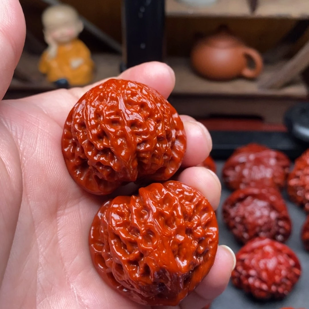 吊坠文玩核桃冰*式36宫灯