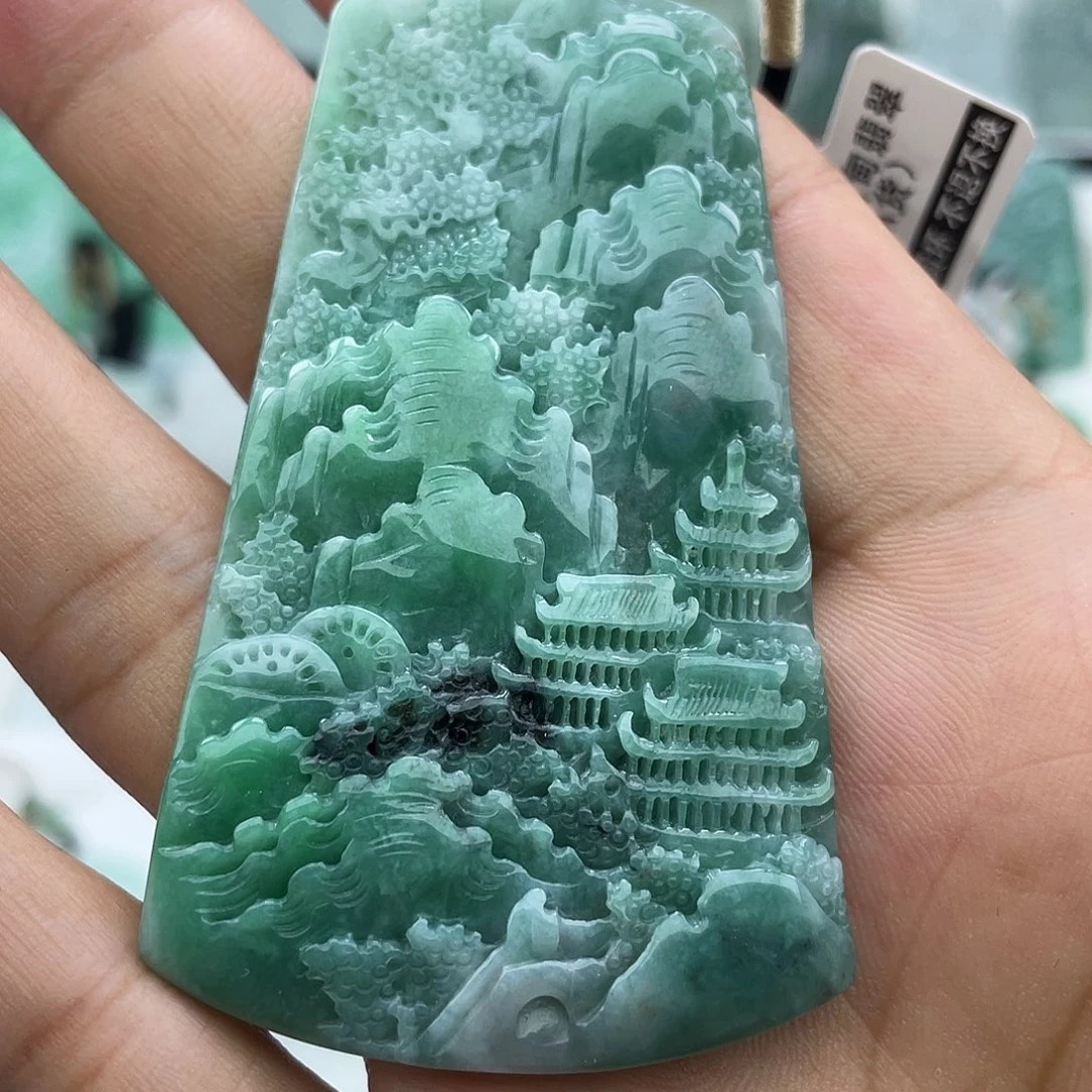 颈饰未镶嵌翡翠翡翠