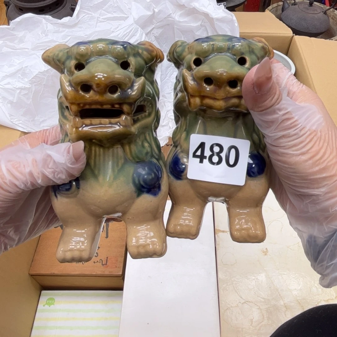 瓷片天*摆件工艺品摆件666