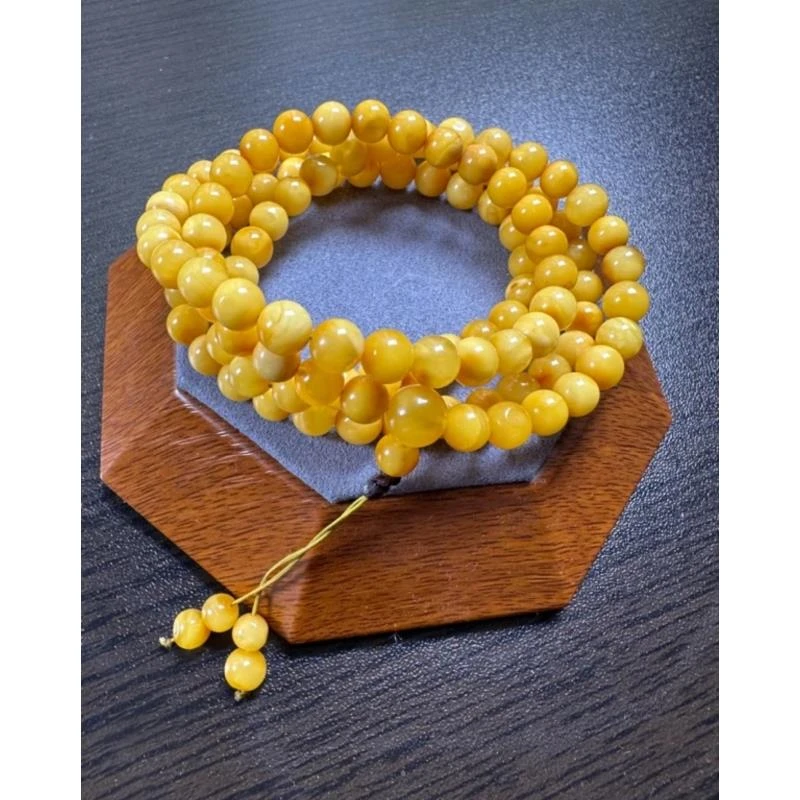 L175手串 波斯黄色108颗