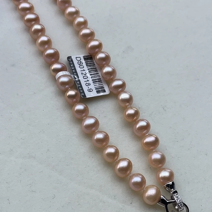 淡水珍珠颈饰未镶嵌卡8➕高品极光中国红