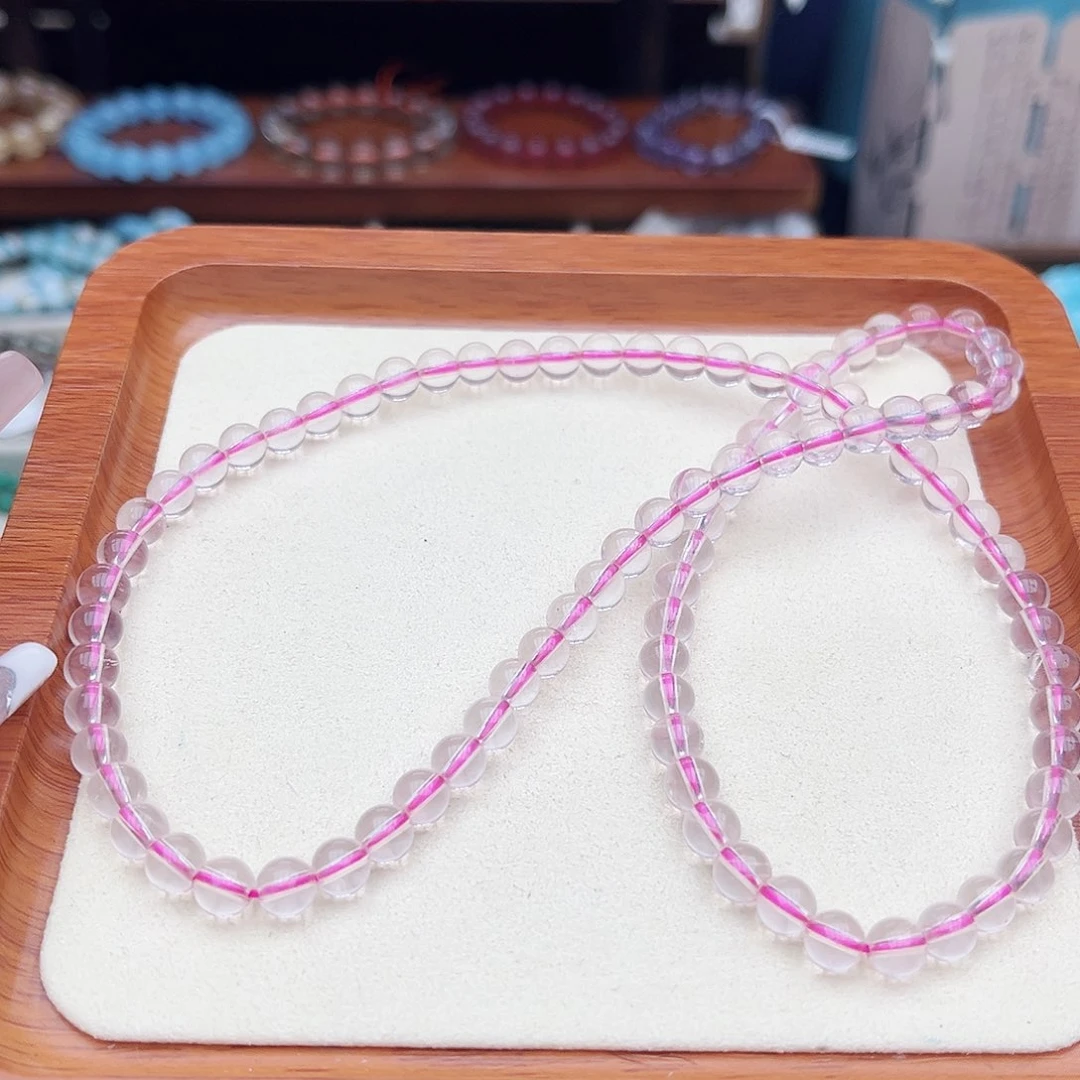 水晶手链未镶嵌水晶为镶嵌