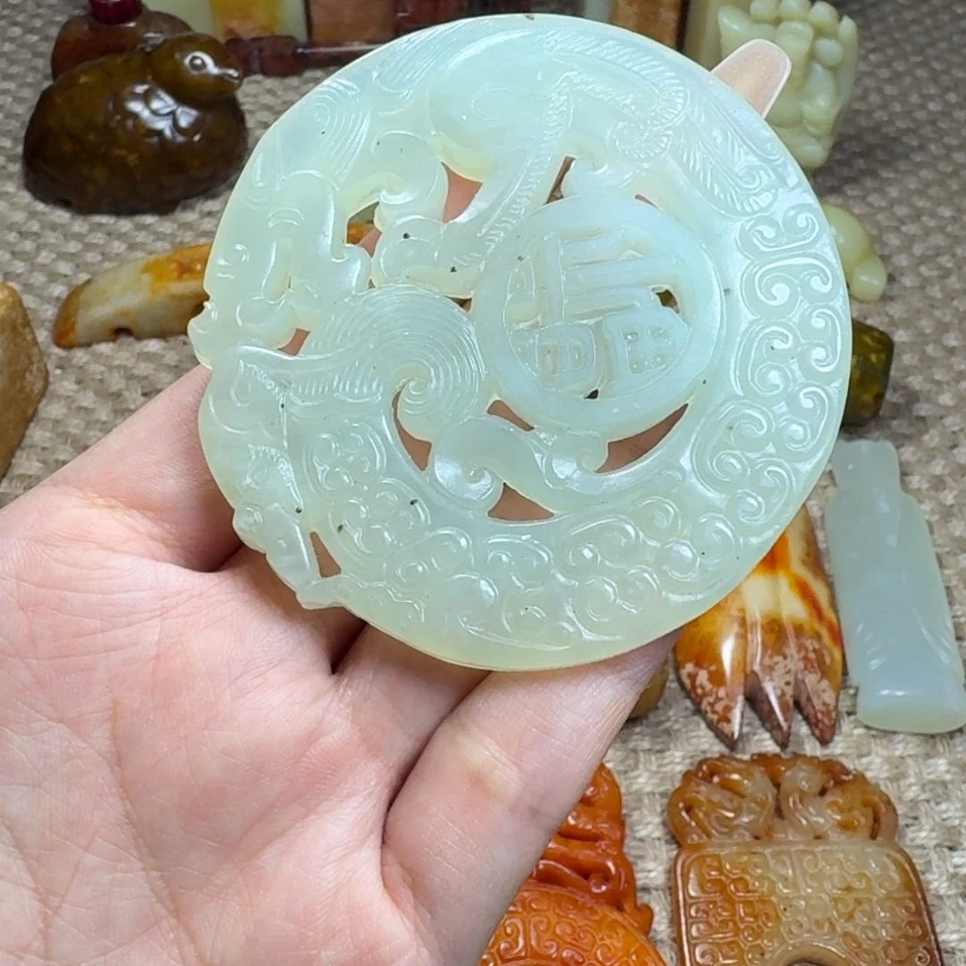 吊坠白玉菩提挂件
