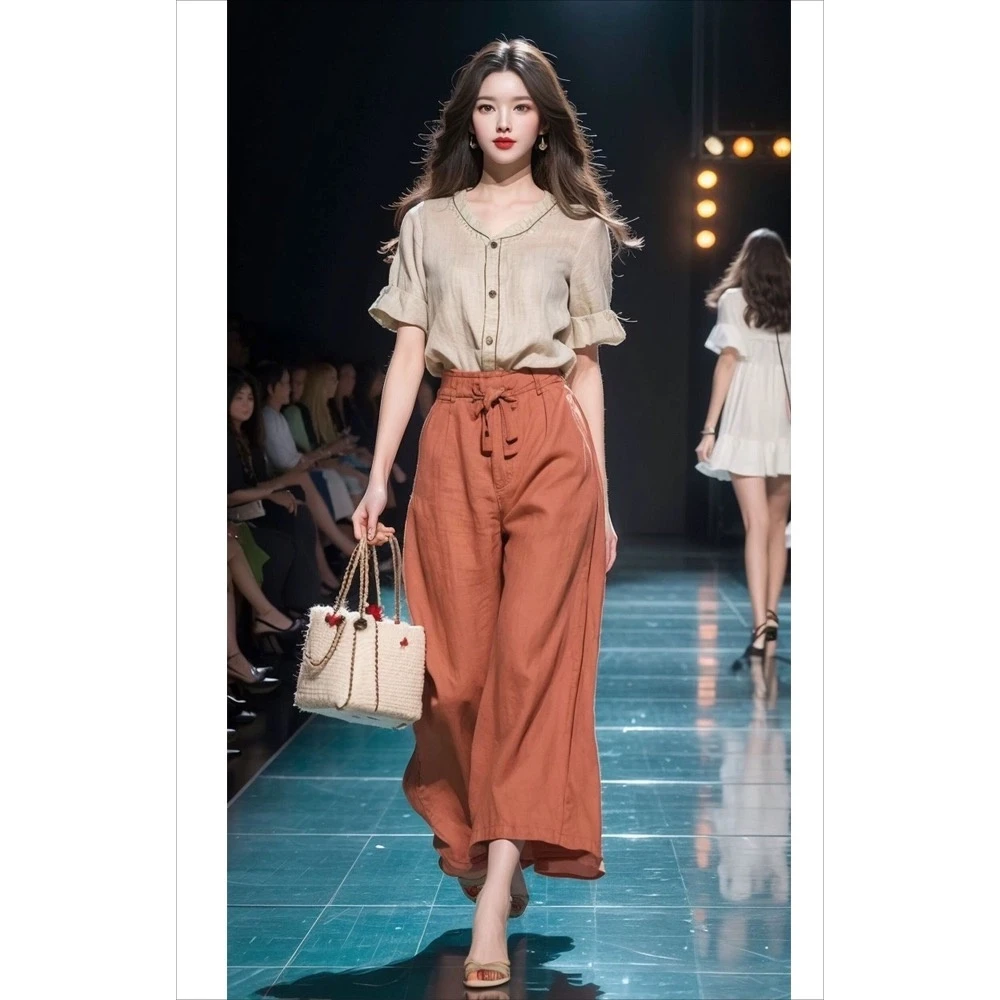 2025夏季新款洋气小众减龄显瘦上衣设计气质感法式复古时尚