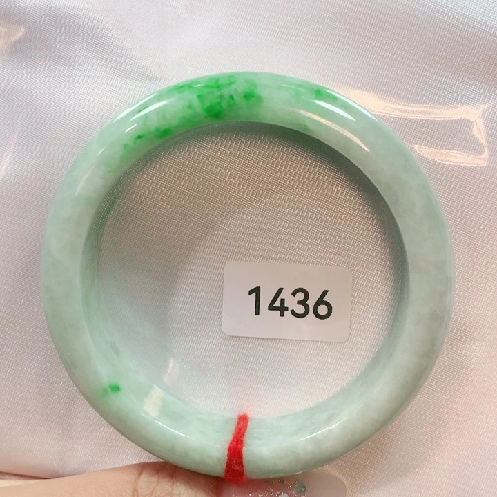 翡翠手镯未镶嵌天然翡翠手镯58