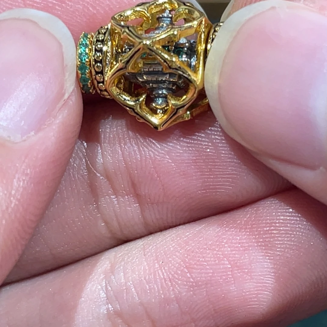 10古格塔，绿钻6片轴