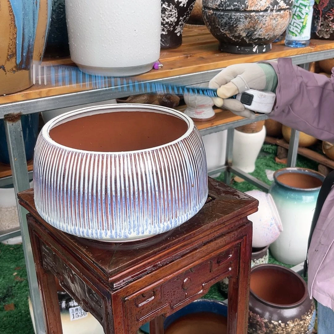 紫砂花盆王嫂花盆直播0601-131高16口22