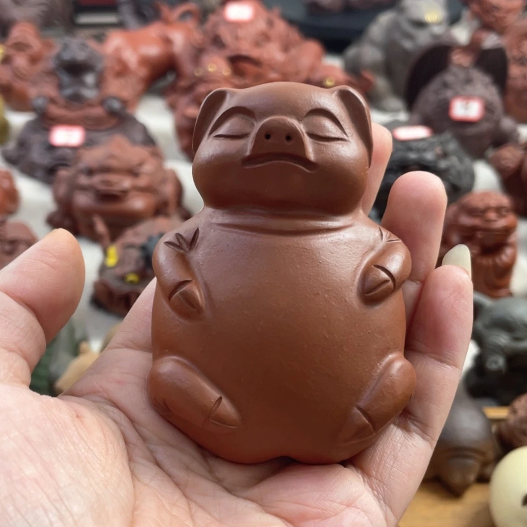 【闪购商品】紫砂茶宠紫砂小猪
