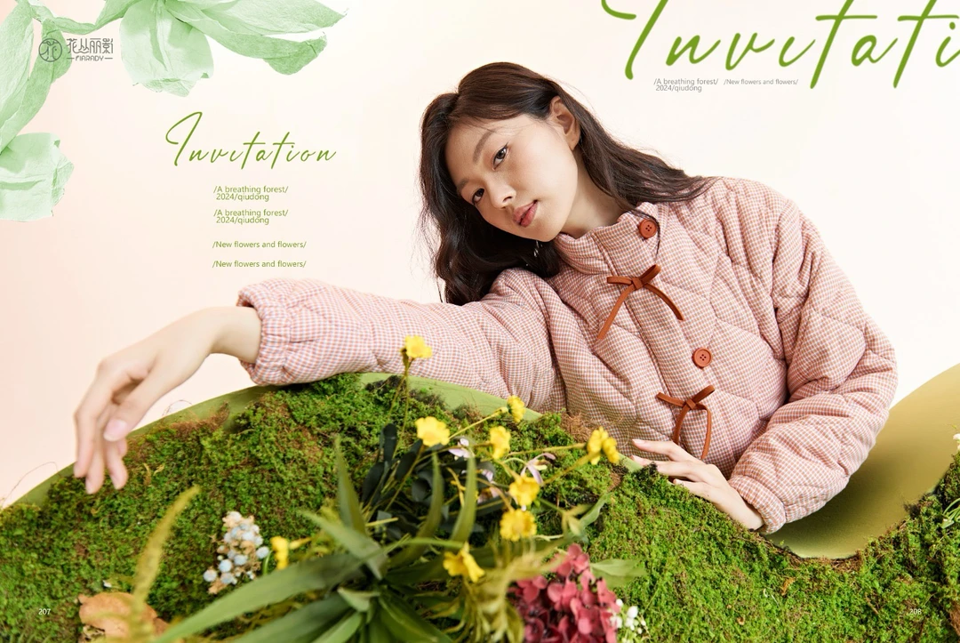 花丛丽影家居服美舒绒防静电