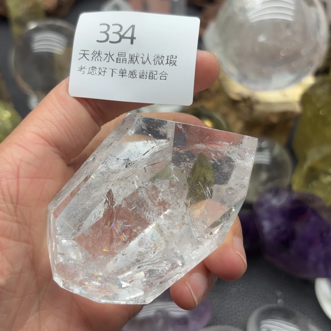 水晶摆件未镶嵌丫**欢摆件