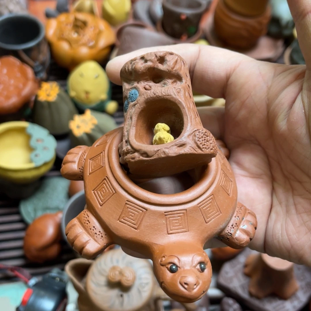 紫砂茶宠紫砂瑕疵