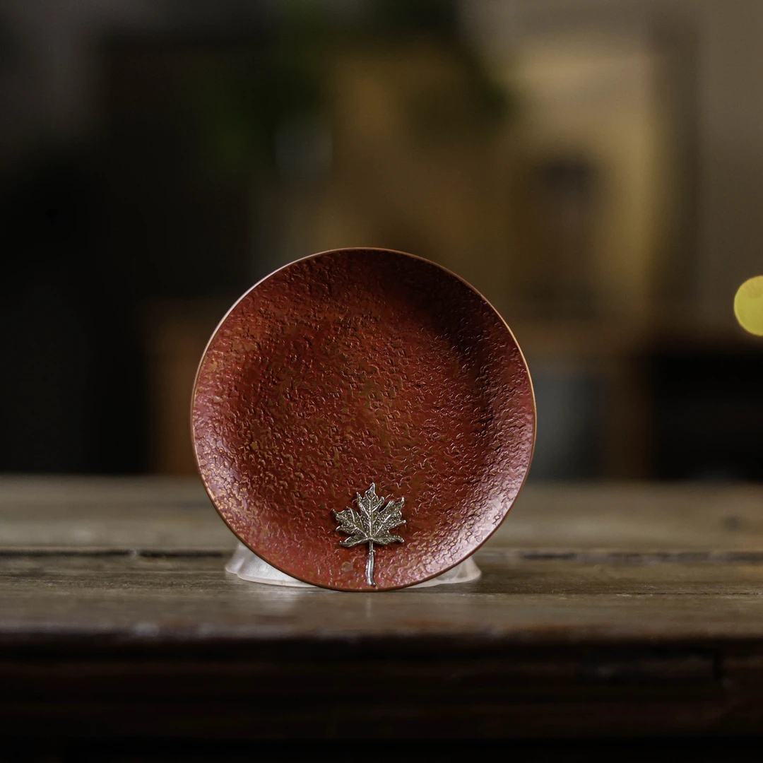 【老王】春华秋实圆形杯垫-双面色