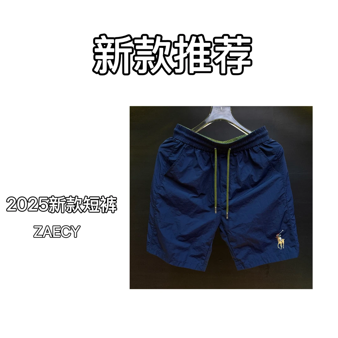 OJ鑫哥专属【DK011】欧洲站奢品刺绣男士轻薄休闲短裤