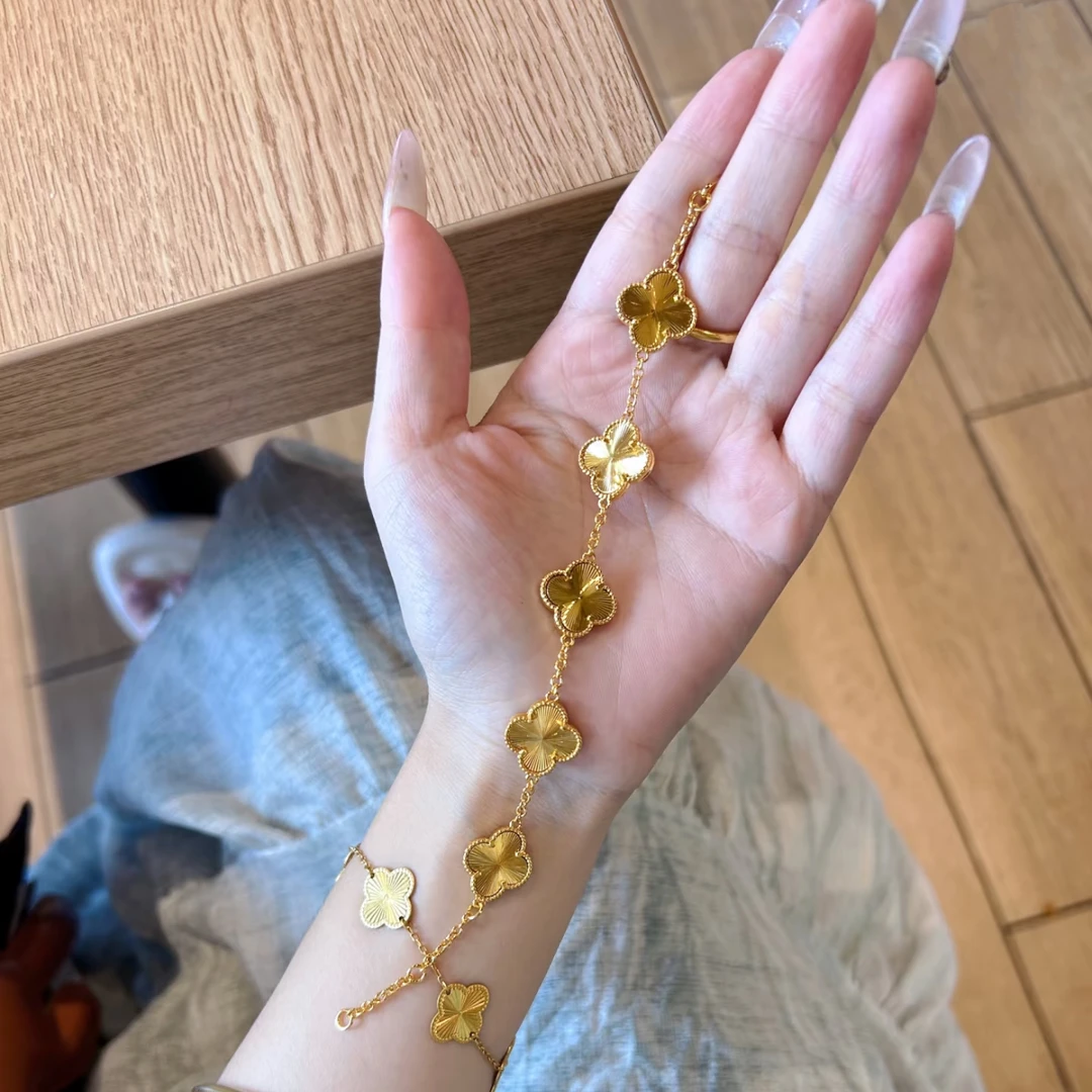 合金手链 轻奢四叶草千金【五花气质手链】