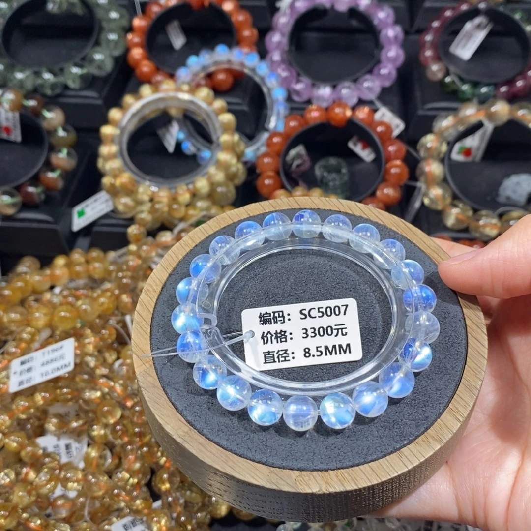 月光石未镶嵌手链SC5007#8.5mm