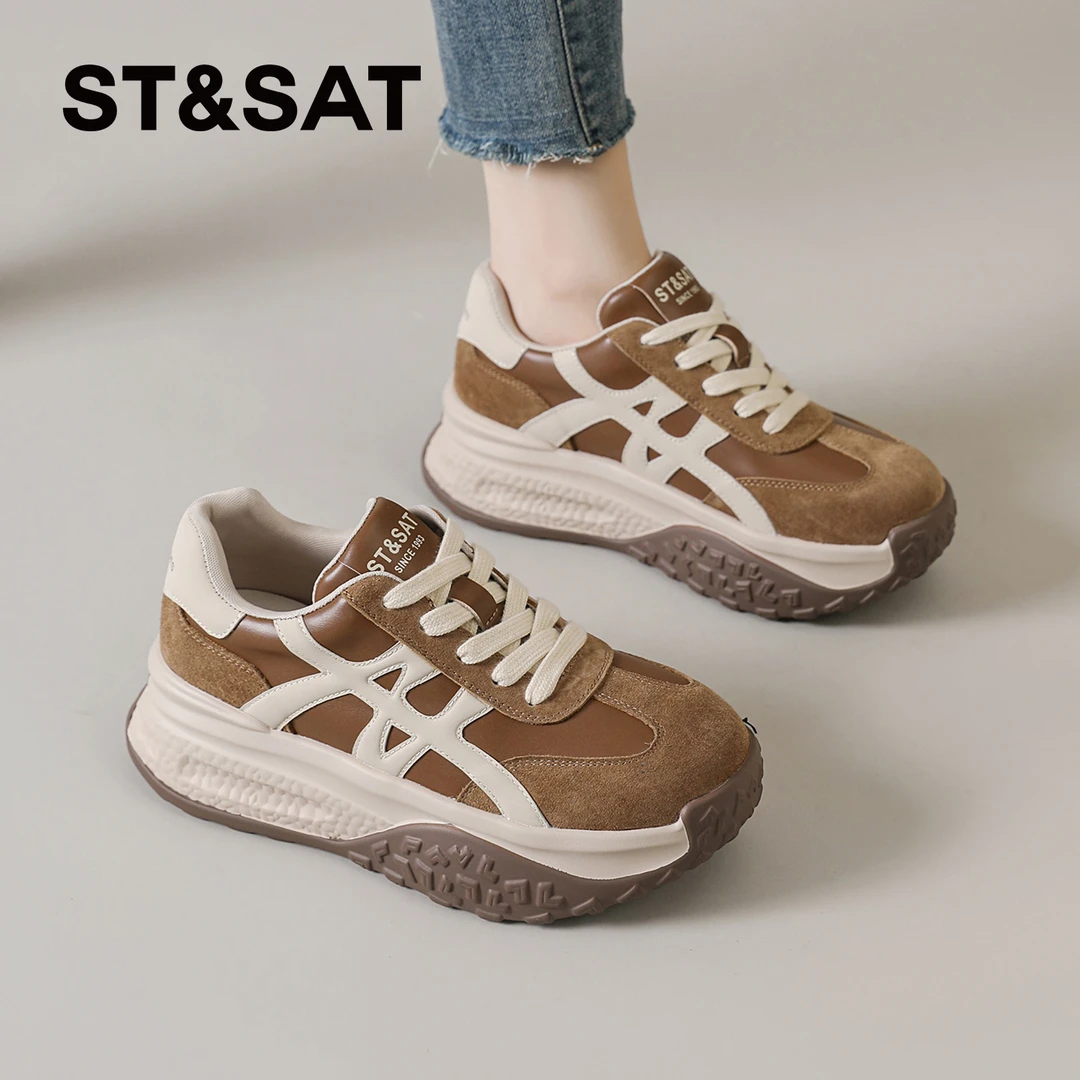 星期六复古德训鞋女款2025秋季阿甘鞋子女ins潮牌百搭休闲运动鞋