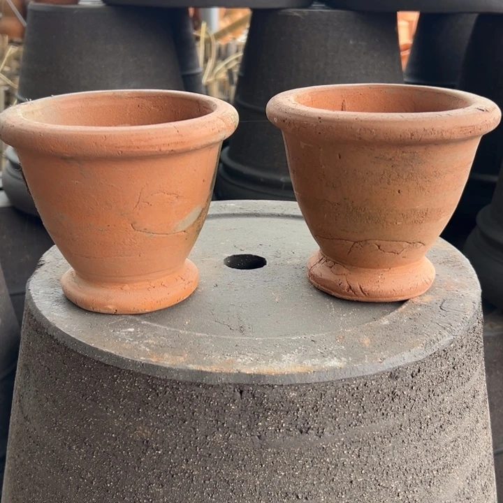 16×14 粗陶两个微瑕